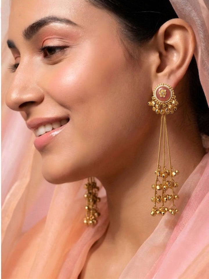 PANASH Circular Drop Earrings