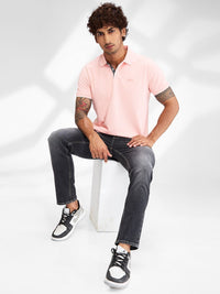 SPYKAR Men Polo Collar Pockets Slim Fit T-shirt