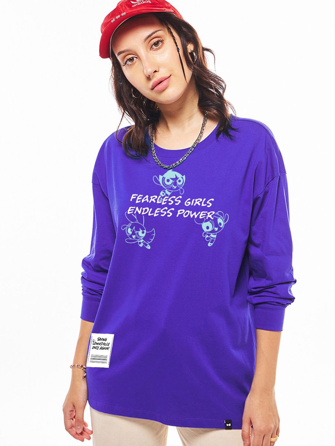 Bewakoof Women Printed  Oversized T-shirt