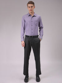 The Indian Garage Co. X Luxe Men Cutaway Collar Solid Slim Fit Formal Shirt