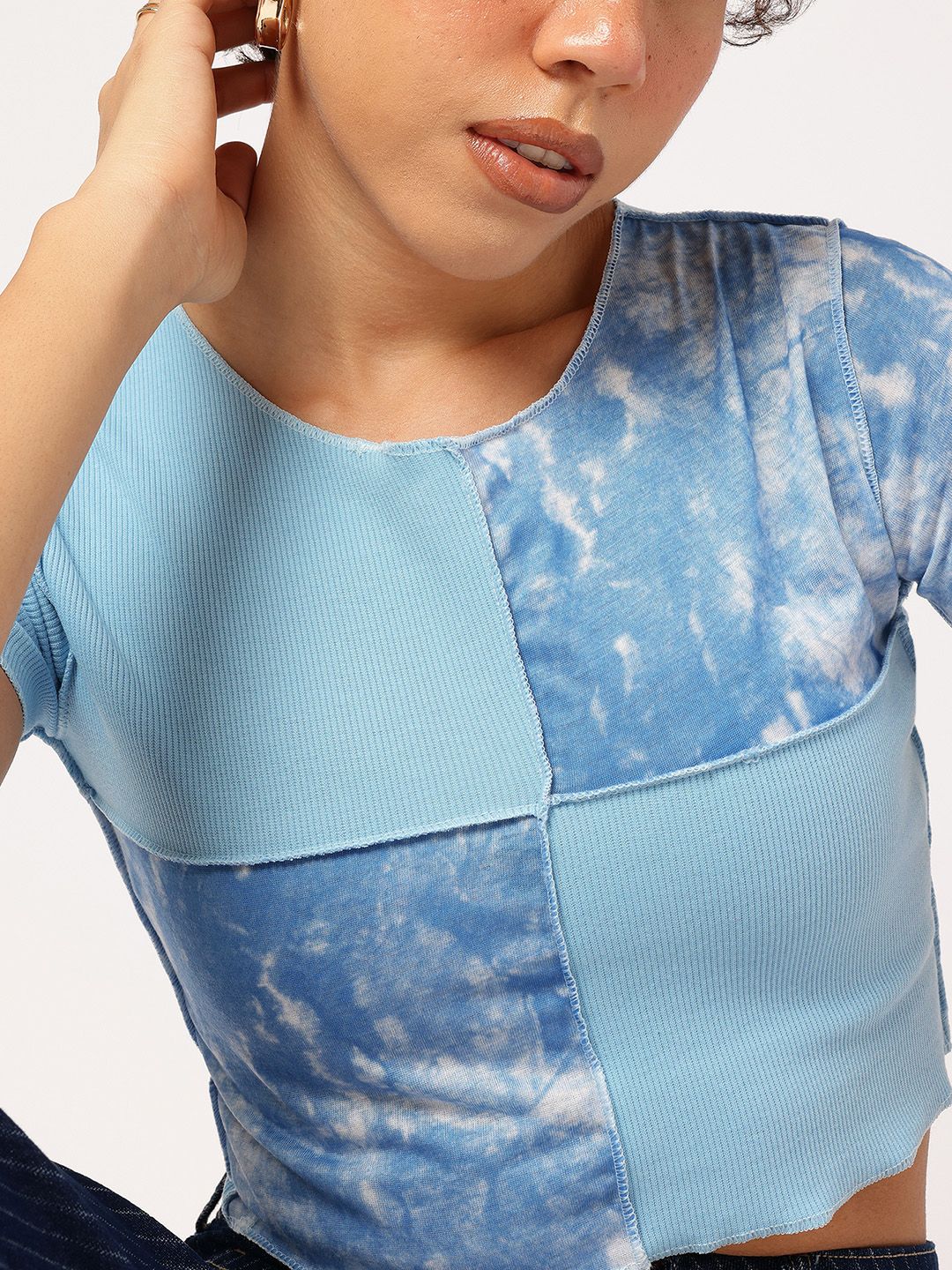 DressBerry Color Splash Crop Top