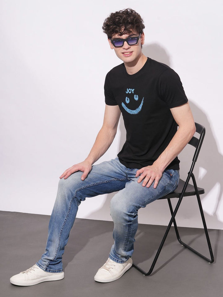 Being Human Men Graphic Printed Round Neck Cotton Slim Fit T-shirt