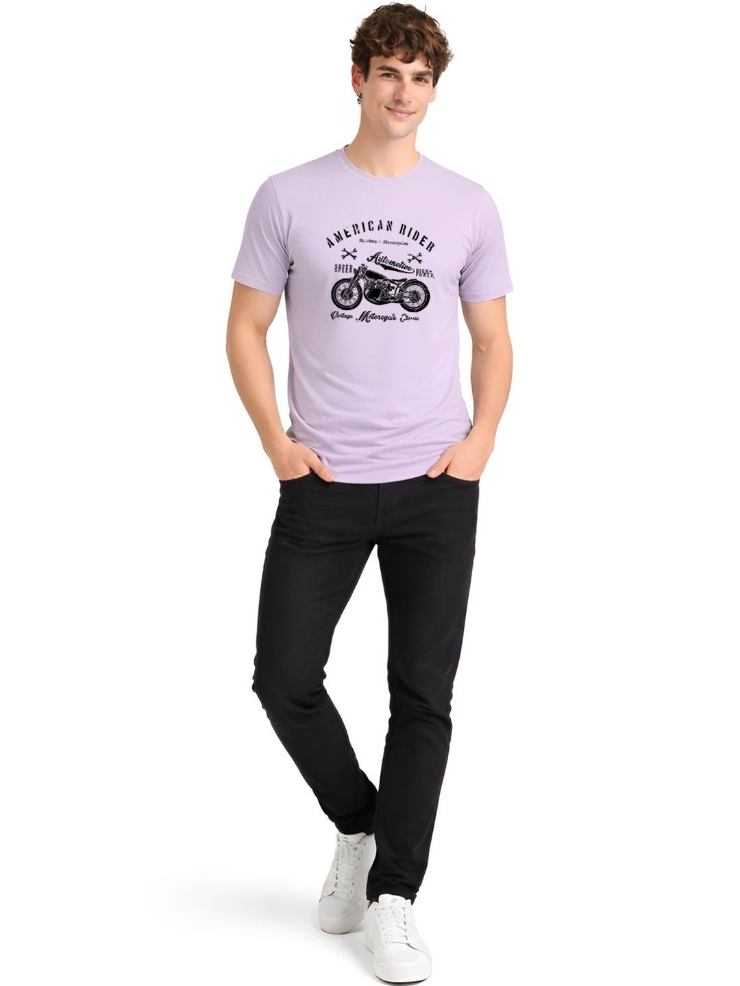 ADRO Men Printed T-shirt