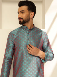 SOJANYA Woven Design Thread Work Straight Kurta