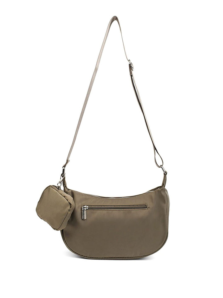 Lino Perros Unisex Solid Structured Sling Bag With Pouch