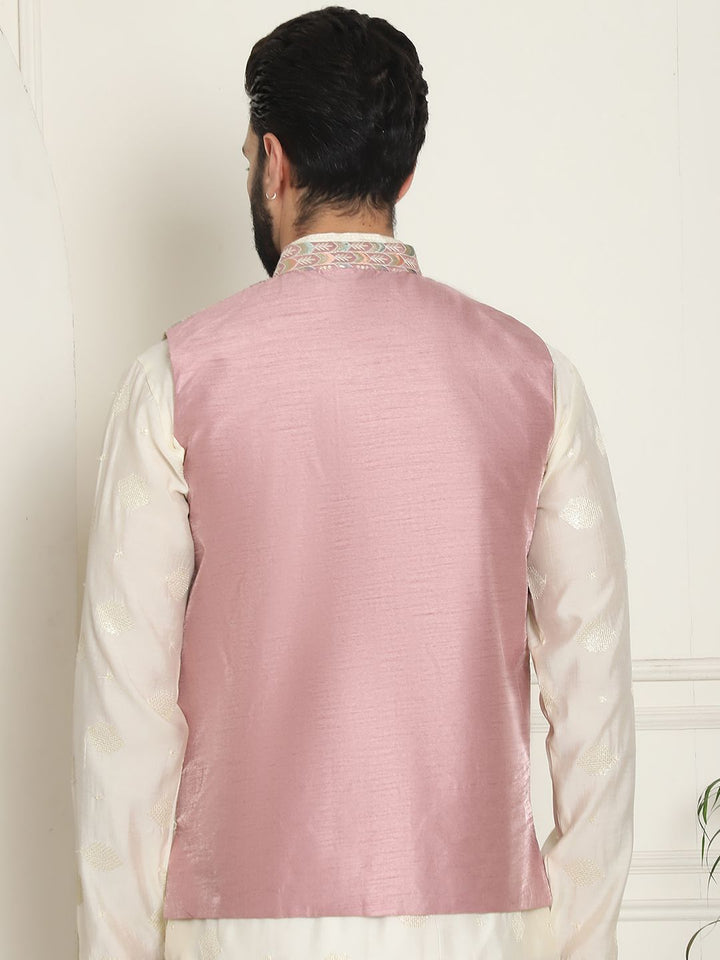 SOJANYA LUXE Jaket Nehru Kolar Mandarin Sulam Lelaki