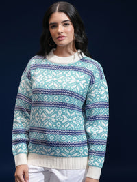 ESPYR By Tokyo Talkies Women Cable Knit Pullover