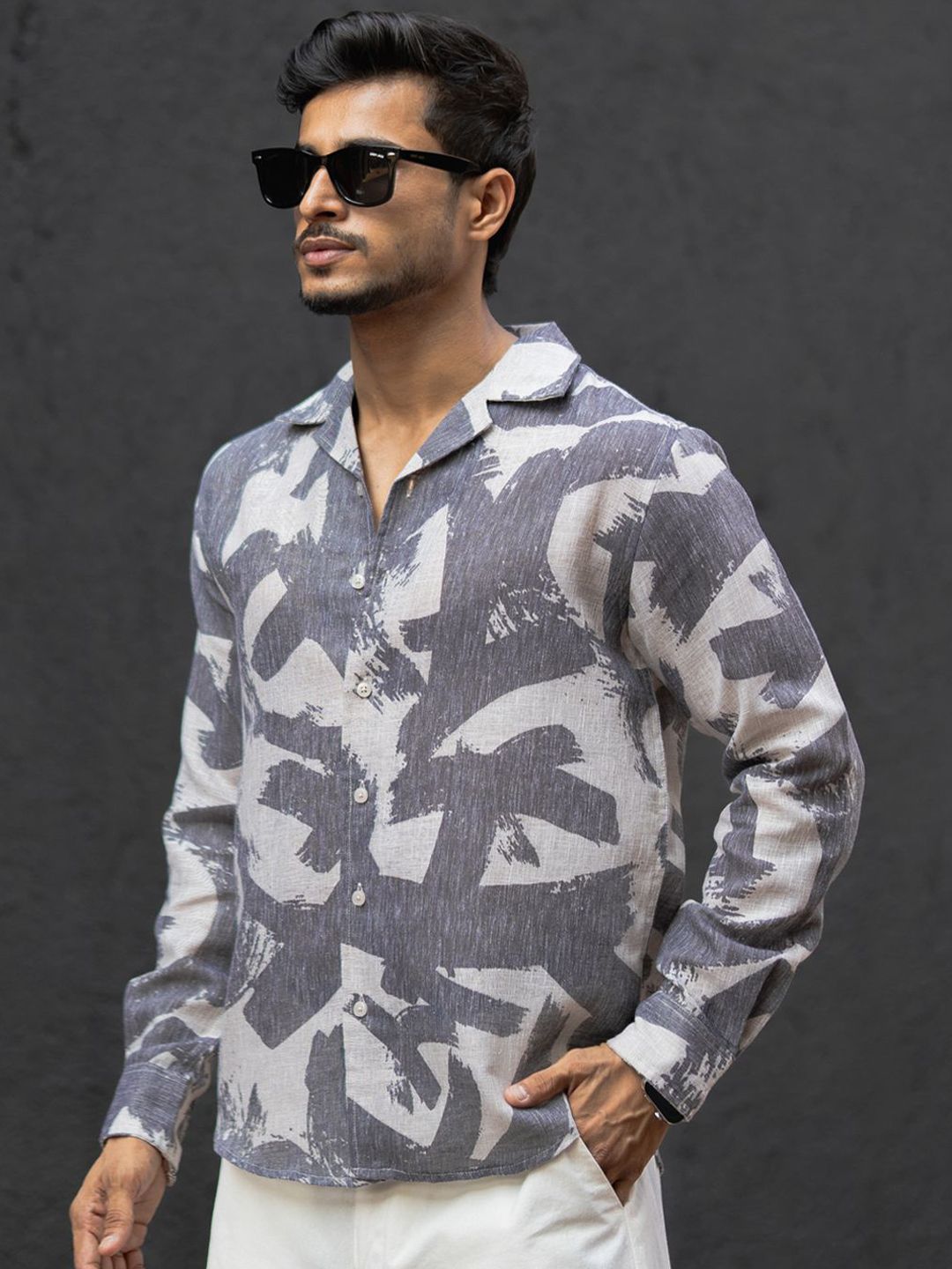 Powerlook Men Opaque Printed Casual Shirt