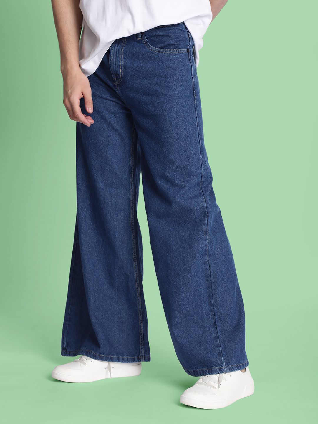 Bene Kleed Men Super Wide Leg Jeans
