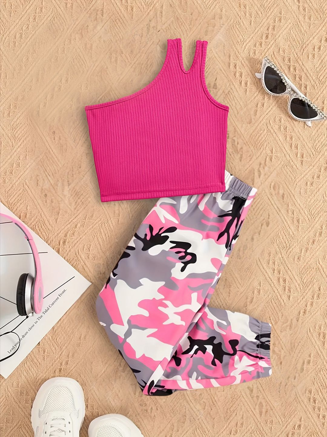 YK Girls Top With Trousers