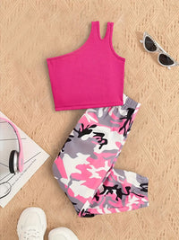 YK Girls Top With Trousers