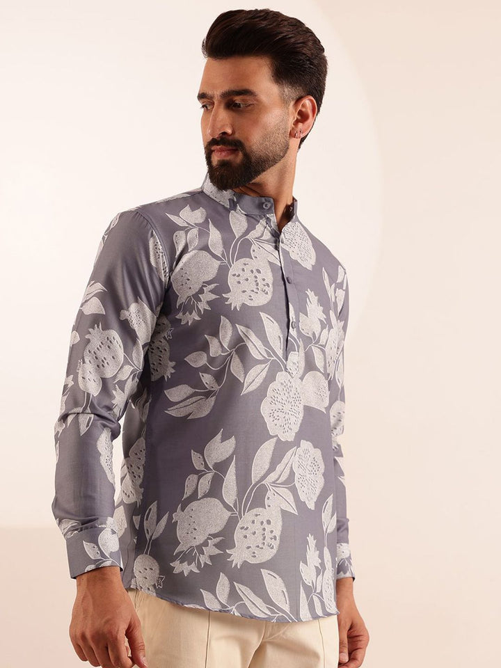 Anouk Men Floral Printed Kurta