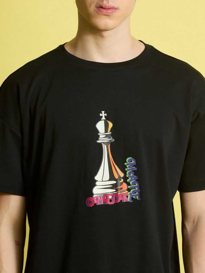 Bene Kleed Men Printed Extended Sleeves Pockets T-shirt