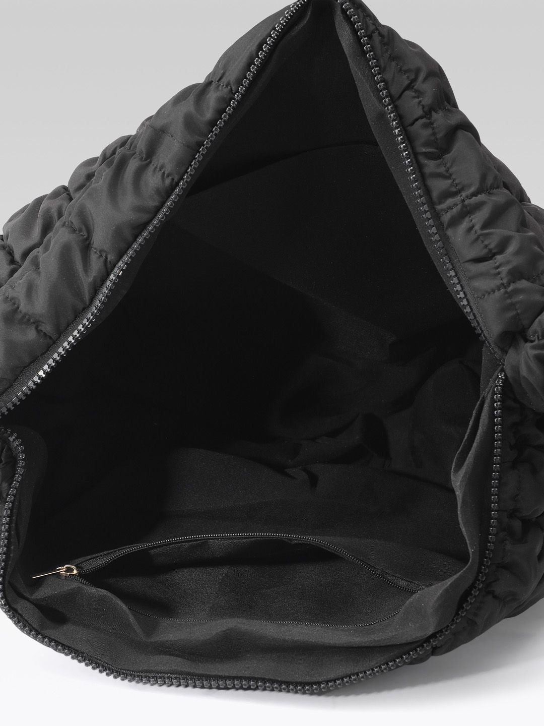 DressBerry Structured Shoulder Bag with Quilted Detail