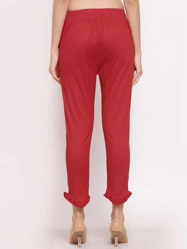 KLOTTHE Slim Fit Mid Rise Seluar
