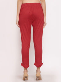 KLOTTHE Slim Fit Mid Rise Seluar