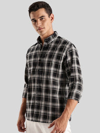 ADRO Standard Tartan Checks Baju Kasual Kapas