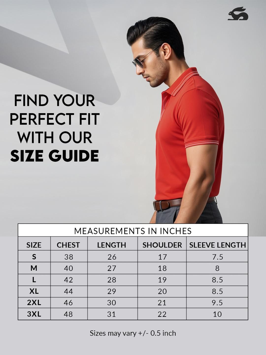 Tshirts Kapas Merah Lelaki ADRO