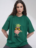 Street By Tokyo Talkies Women Graphic Printed Oversized T-Shirt