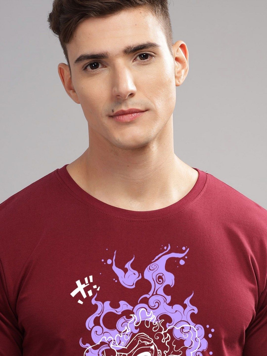 ADRO Men Typography Printed Raw Edge T-shirt