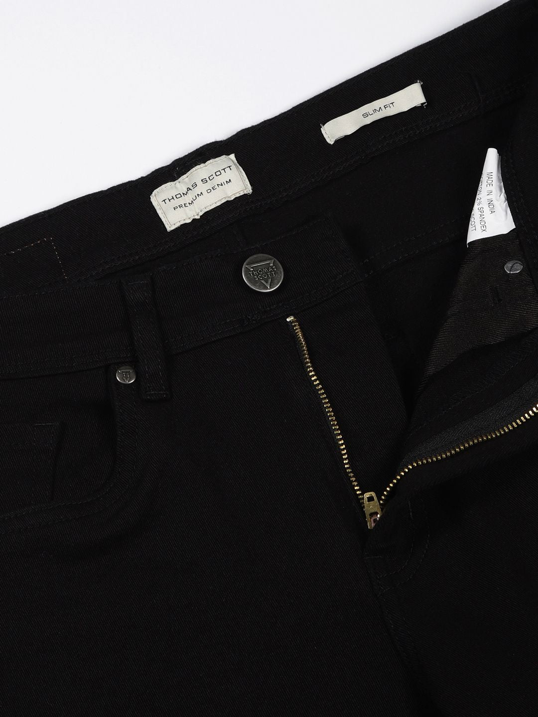 Thomas Scott Men Smart Slim Fit Mid-Rise Clean Look Jeans
