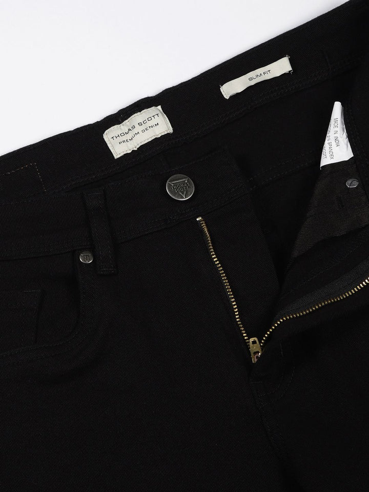 Thomas Scott Men Smart Slim Fit Mid-Rise Clean Look Jeans