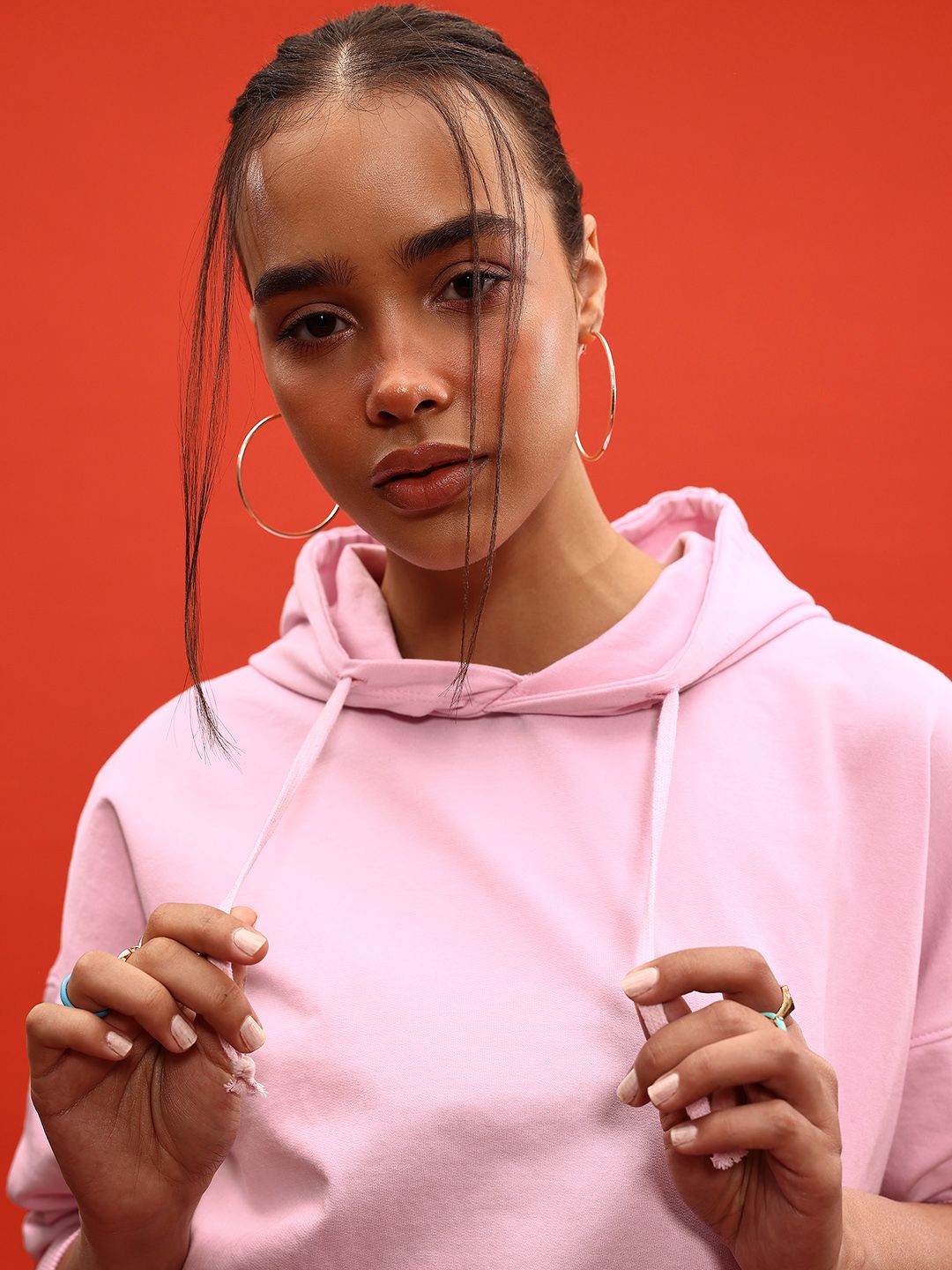 DressBerry Hooded Relaxed Sweatshirt