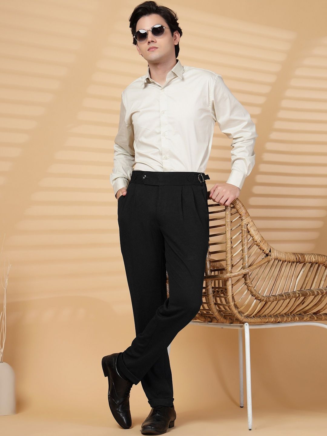 Seluar Formal Formal Lycra Lelaki KLOTTHE Hitam