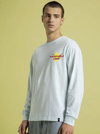 Bewakoof Men Ice Melt Akuma Graphic Printed Round Neck Pure Cotton Oversized T-shirt