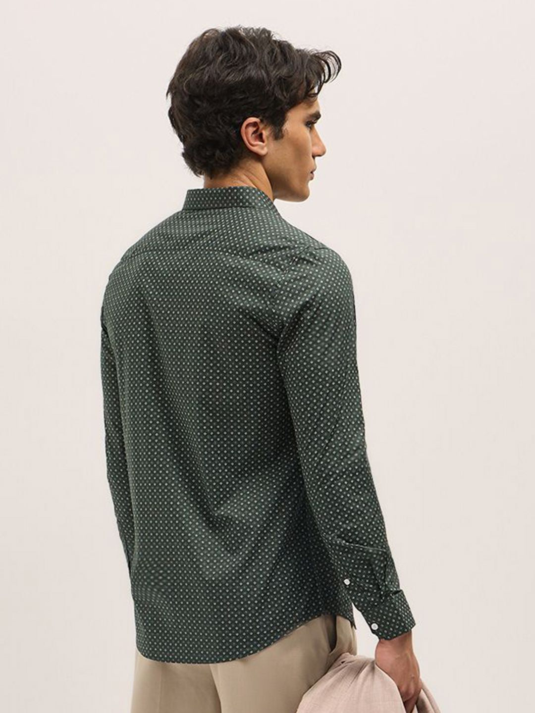 THE BEAR HOUSE Men Tailored Fit Opaque Printed Formal Shirt