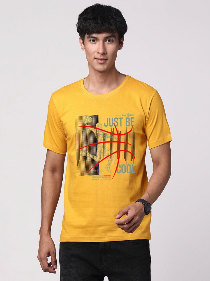 Pek ADRO Lelaki dengan 3 T-shirt Kapas Leher Bulat Bercetak Grafik