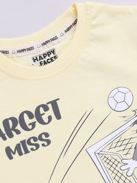 Happy Faces Boys Tom & Jerry Print Pure Cotton T-shirt