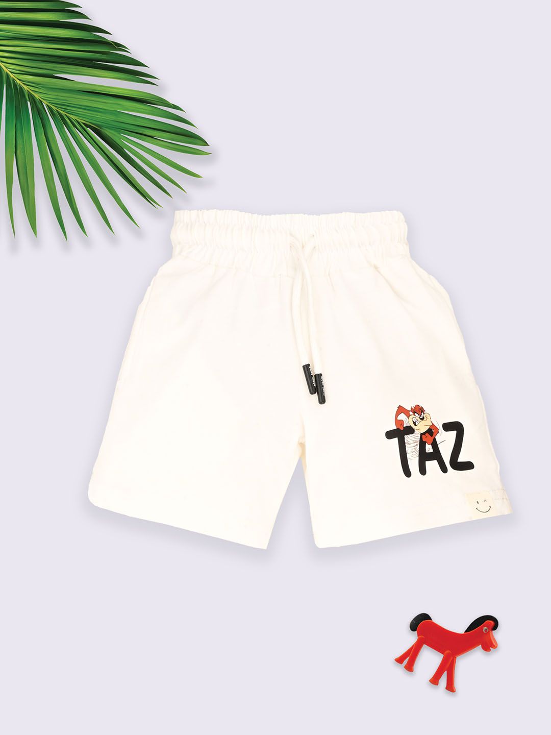 Happy Faces Boys Looney Tunes Printed Cotton Shorts