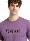 ADRO Men Brand Logo Printed T-shirt