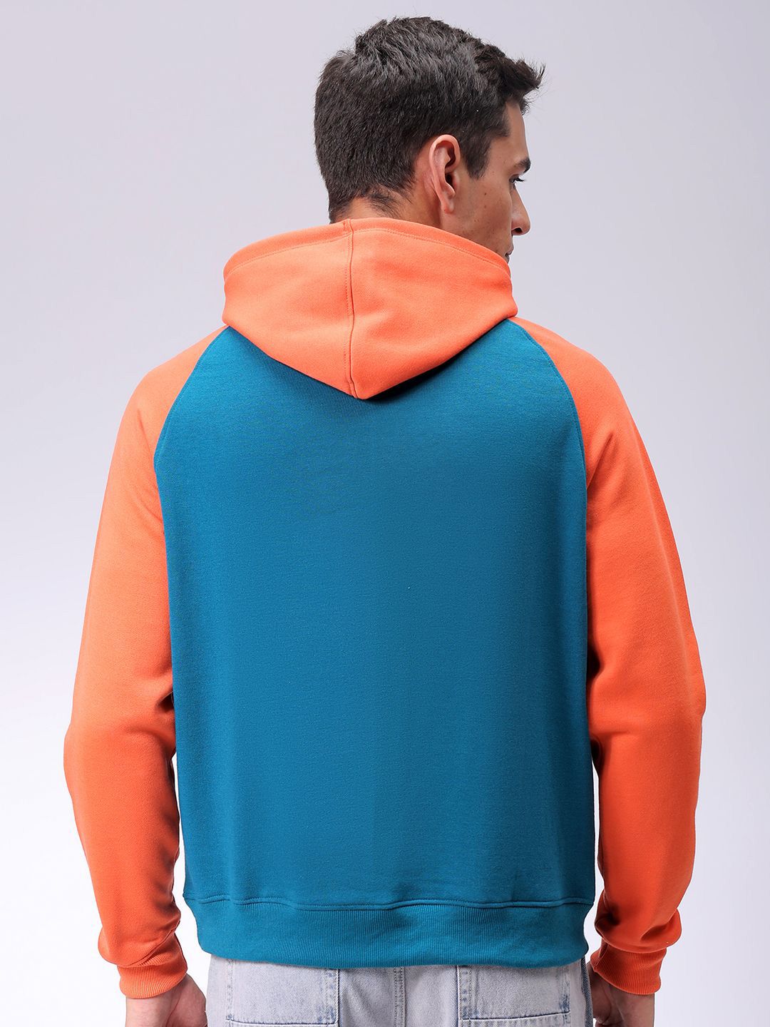 The Indian Garage Co Men Printed Hooded Sweatshirt