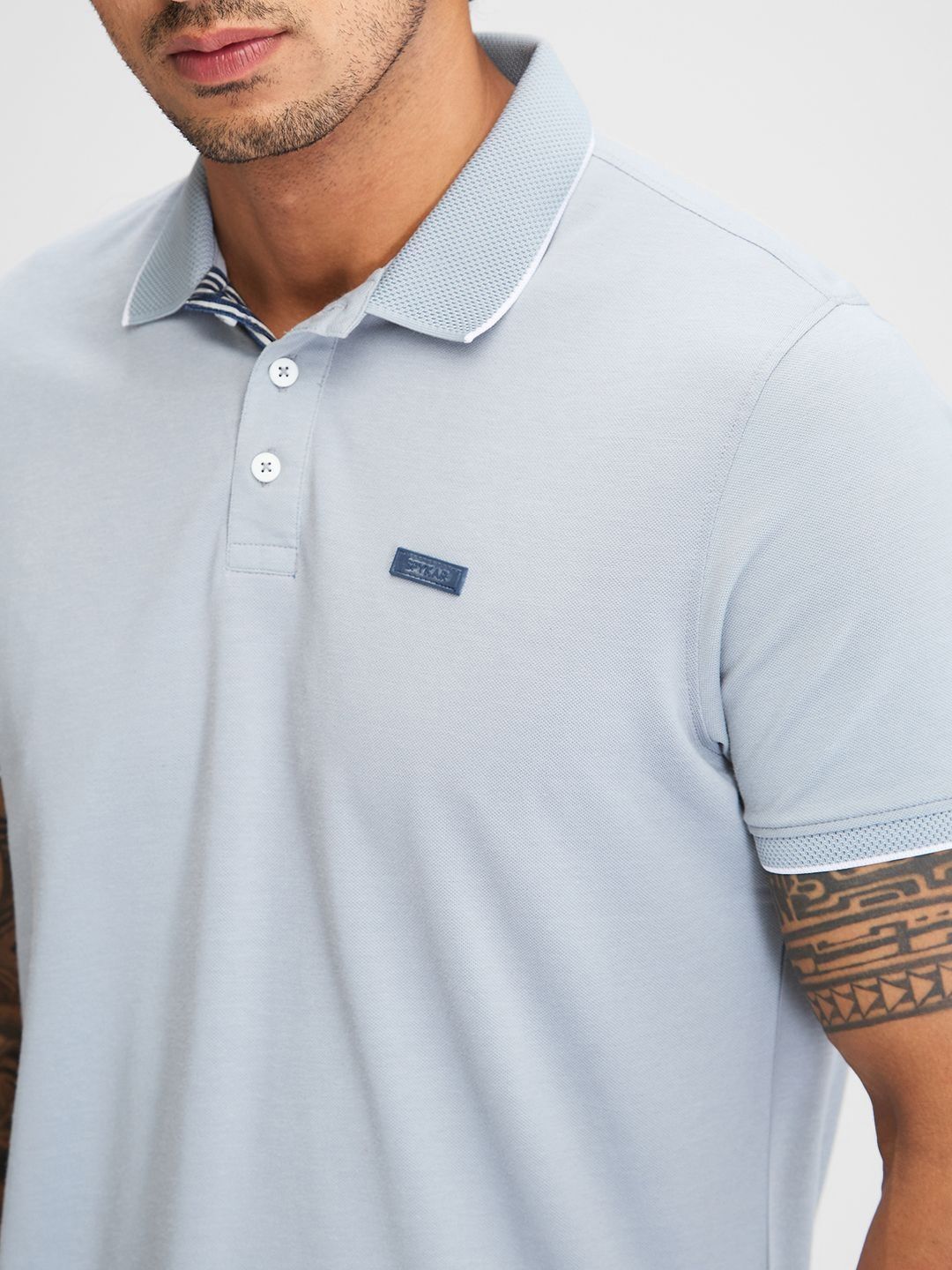 SPYKAR Men Polo Collar Slim Fit T-shirt
