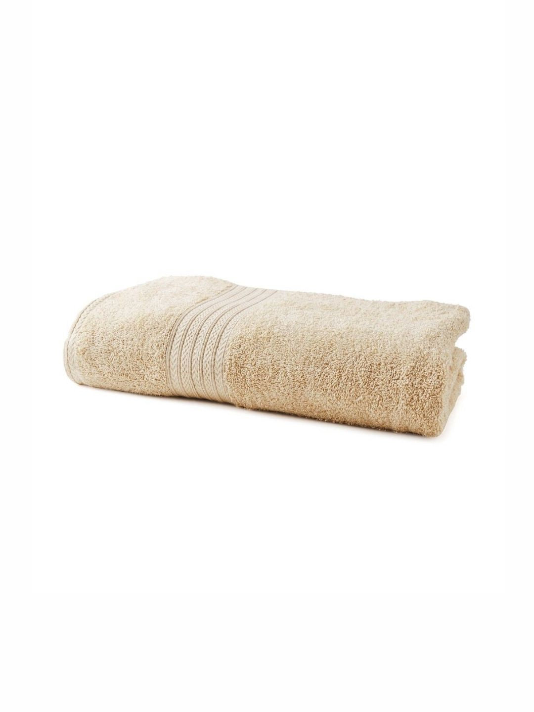 BOMBAY DYEING Beige 1 Pcs Cotton 450 GSM Bath Towel