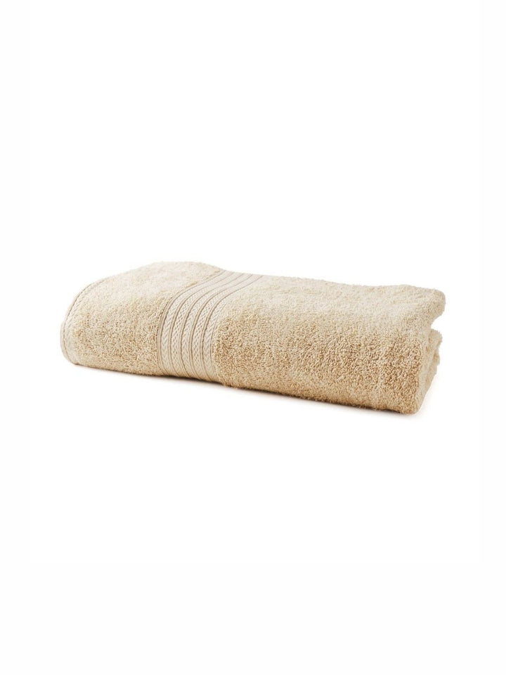 BOMBAY DYEING Beige 1 Pcs Cotton 450 GSM Bath Towel