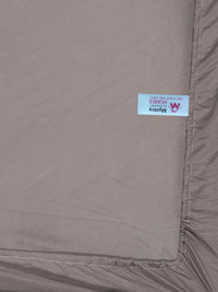 Myntra Elegant Homes Book Fold Grey Polycotton 300 TC Fitted King Fine Bedsheet with 2 Pillow Covers-98 x 89 inches