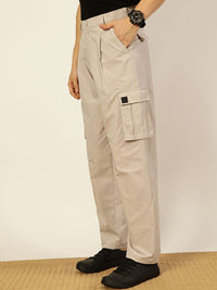 Thomas Scott Men Mid-Rise Loose Fit Cargos