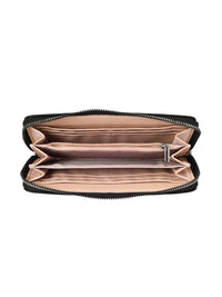 Lino Perros Women Quilted Zip Around Wallet