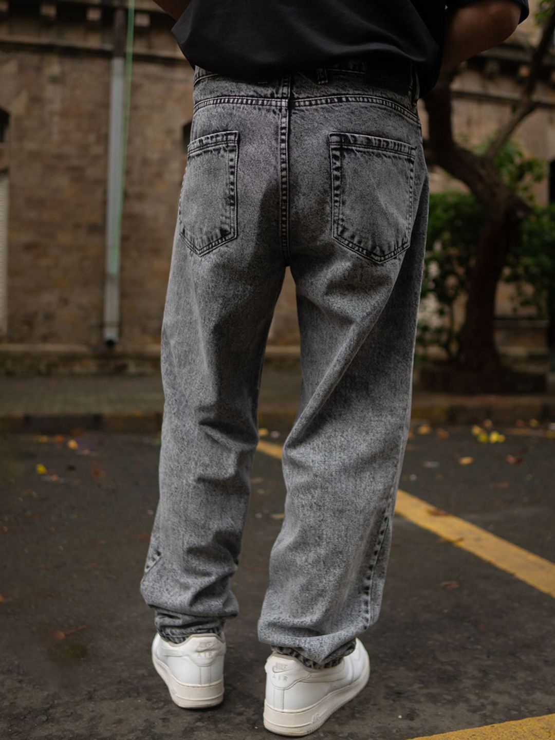 Powerlook Men Slash Knee Jeans