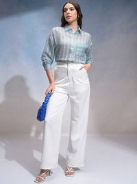CHIC BY TOKYO TALKIES Women Horizontal Stripes Opaque Striped Casual Shirt
