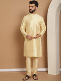 Anouk Regular Dupion Silk Kurta With Churidar