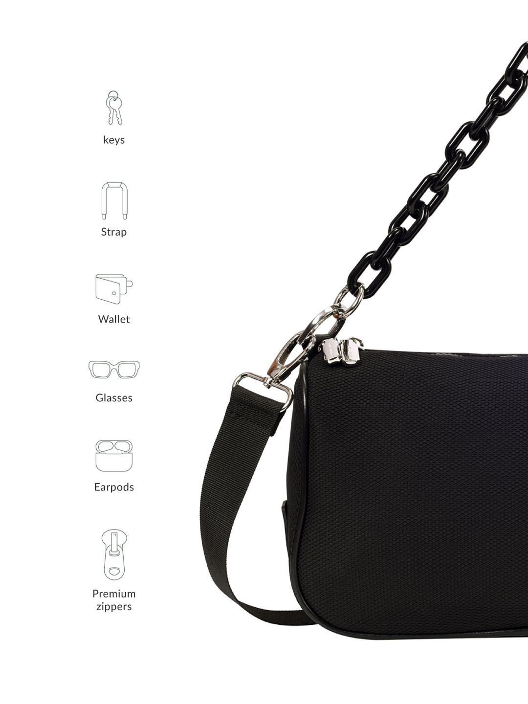 Lino Perros Textured Structured Shoulder Bag