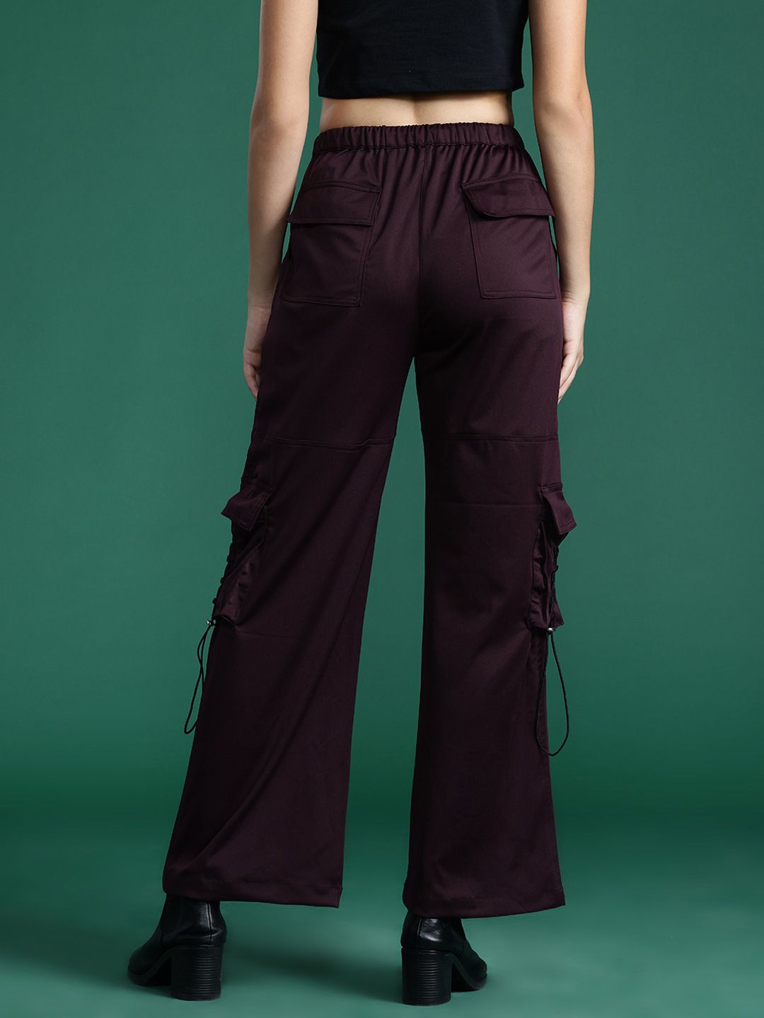 DressBerry Women Straight Fit High-Rise Cargos
