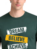 ADRO Men Typography Printed T-shirt