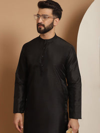 Anouk Mandarin Collar Straight Kurta with Churidar