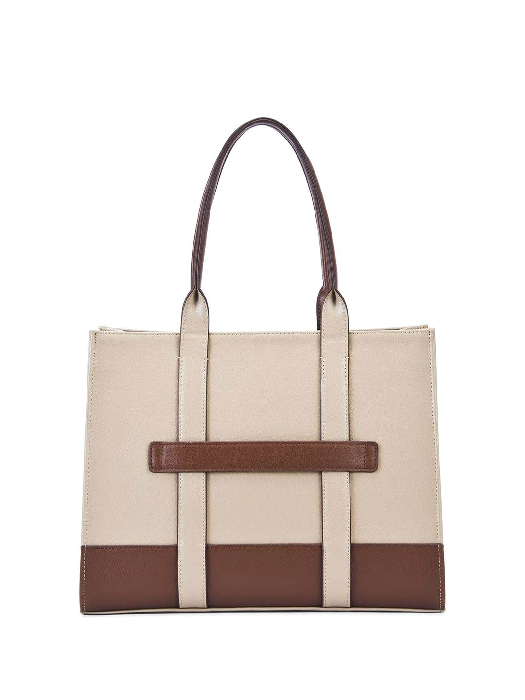 Lino Perros Oversized Structured Tote Bag with Tasselled