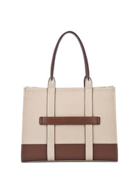 Lino Perros Oversized Structured Tote Bag with Tasselled